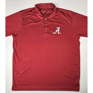 Antigua Alabama Crimson Tide Shirt Polo Mens‎ XL NCAA Football Performance SS